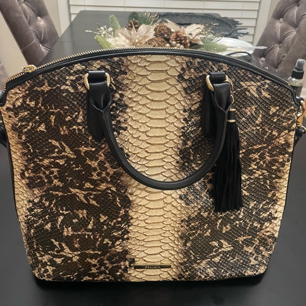 Authentic large Duxbury Brahmin luxury handbag